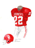 Oklahoma Sooners 2000 - Heritage Sports Art - original watercolor artwork - 1