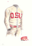 Ohio State Buckeyes 1890 - Heritage Sports Art - original watercolor artwork - 1