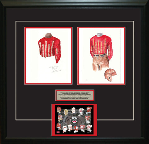 Ohio State Buckeyes 1916 - Heritage Sports Art - original watercolor artwork