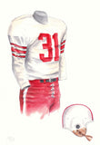 Ohio State Buckeyes 1950 - Heritage Sports Art - original watercolor artwork - 1