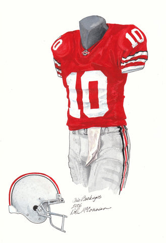 Ohio State Buckeyes 2006 - Heritage Sports Art - original watercolor artwork - 1