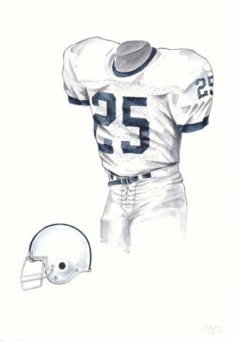 Penn State Nittany Lions 1982 - Heritage Sports Art - original watercolor artwork - 1