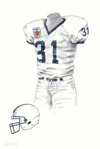 Penn State Nittany Lions 2005 - Heritage Sports Art - original watercolor artwork - 1