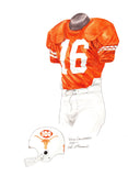 Texas Longhorns 1969 - Heritage Sports Art - original watercolor artwork - 1