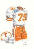 Tennessee Volunteers 1989 - Heritage Sports Art - original watercolor artwork - 1