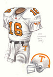Tennessee Volunteers 1995 - Heritage Sports Art - original watercolor artwork - 1