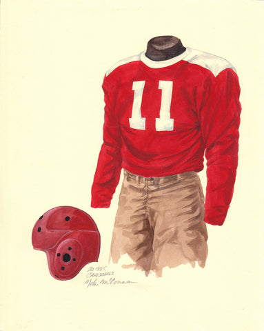 Arizona Cardinals 1935 - Heritage Sports Art - original watercolor artwork - 1