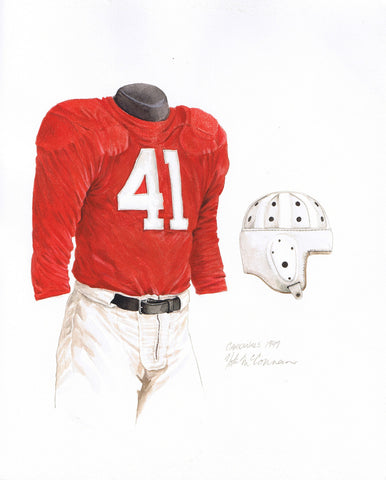 Arizona Cardinals 1947 - Heritage Sports Art - original watercolor artwork - 1