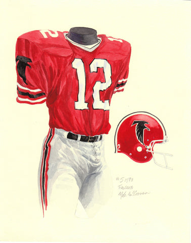 Atlanta Falcons 1978 - Heritage Sports Art - original watercolor artwork - 1