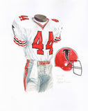 Atlanta Falcons 1986 - Heritage Sports Art - original watercolor artwork - 1