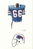 Buffalo Bills 1975 - Heritage Sports Art - original watercolor artwork - 1
