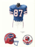 Buffalo Bills 1984 - Heritage Sports Art - original watercolor artwork - 1