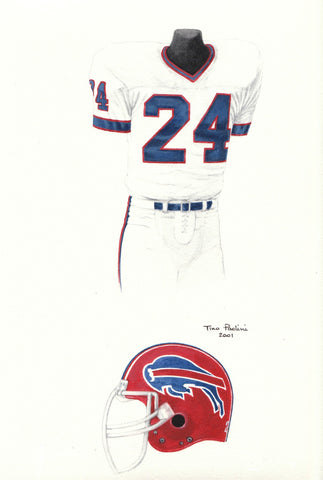 Buffalo Bills 1988 - Heritage Sports Art - original watercolor artwork - 1