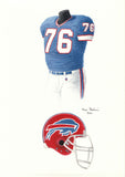 Buffalo Bills 1991 - Heritage Sports Art - original watercolor artwork - 1