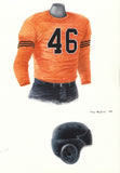 Chicago Bears 1935 - Heritage Sports Art - original watercolor artwork - 1