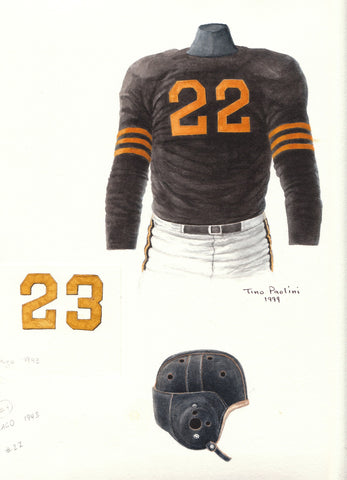 Chicago Bears 1943 - Heritage Sports Art - original watercolor artwork - 1