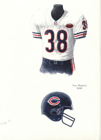 Chicago Bears 2000 - Heritage Sports Art - original watercolor artwork - 1