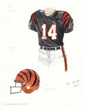 Cincinnati Bengals 2001 - Heritage Sports Art - original watercolor artwork - 1