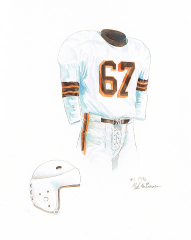 Cleveland Browns 1946 - Heritage Sports Art - original watercolor artwork - 1