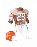 Cleveland Browns 1957 - Heritage Sports Art - original watercolor artwork - 1