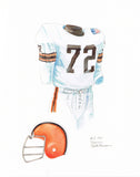 Cleveland Browns 1969 - Heritage Sports Art - original watercolor artwork - 1