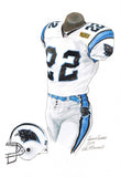 Carolina Panthers 2003 - Heritage Sports Art - original watercolor artwork - 1