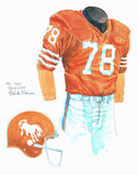 Denver Broncos 1963 - Heritage Sports Art - original watercolor artwork - 1