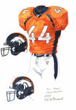 Denver Broncos 2004 - Heritage Sports Art - original watercolor artwork - 1