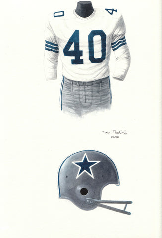 Dallas Cowboys 1965 - Heritage Sports Art - original watercolor artwork - 1