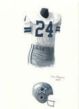 Dallas Cowboys 1971 - Heritage Sports Art - original watercolor artwork - 1