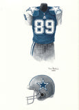 Dallas Cowboys 1995 - Heritage Sports Art - original watercolor artwork - 1