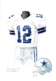Dallas Cowboys 2005 - Heritage Sports Art - original watercolor artwork - 1