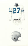 Detroit Lions 1957 - Heritage Sports Art - original watercolor artwork - 1