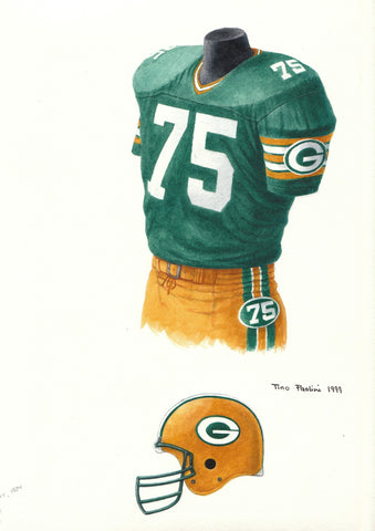 Green Bay Packers 1984 - Heritage Sports Art - original watercolor artwork - 1