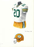 Green Bay Packers 1996 - Heritage Sports Art - original watercolor artwork - 1