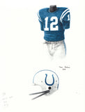 Indianapolis Colts 1968 - Heritage Sports Art - original watercolor artwork - 1