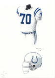 Indianapolis Colts 1988 - Heritage Sports Art - original watercolor artwork - 1