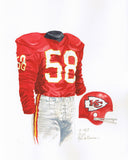 Kansas City Chiefs 1963 - Heritage Sports Art - original watercolor artwork - 1