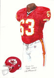 Kansas City Chiefs 2007 - Heritage Sports Art - original watercolor artwork - 1