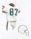 Miami Dolphins 1972 - Heritage Sports Art - original watercolor artwork - 1