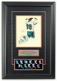 Miami Dolphins 1997 - Heritage Sports Art - original watercolor artwork - 2