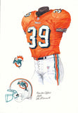 Miami Dolphins 2004 - Heritage Sports Art - original watercolor artwork - 1