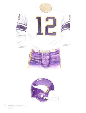 Minnesota Vikings 1962 - Heritage Sports Art - original watercolor artwork - 1