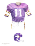 Minnesota Vikings 1976 - Heritage Sports Art - original watercolor artwork - 1