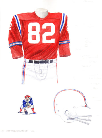 New England Patriots 1964 - Heritage Sports Art - original watercolor artwork - 1