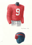 New York Giants 1945 - Heritage Sports Art - original watercolor artwork - 1