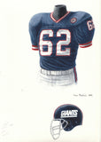 New York Giants 1986 - Heritage Sports Art - original watercolor artwork - 1