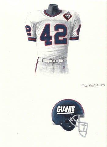 New York Giants 1999 - Heritage Sports Art - original watercolor artwork - 1