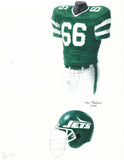 New York Jets 1986 - Heritage Sports Art - original watercolor artwork - 1