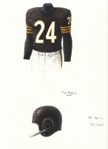 MLB Pittsburgh Pirates 1977 uniform original art – Heritage Sports Art